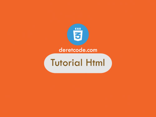 Tutorial Lengkap Belajar HTML